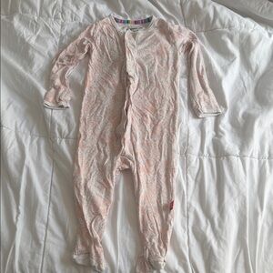 Soft Pink Sea Themed Baby One-Piece Magnetic Me